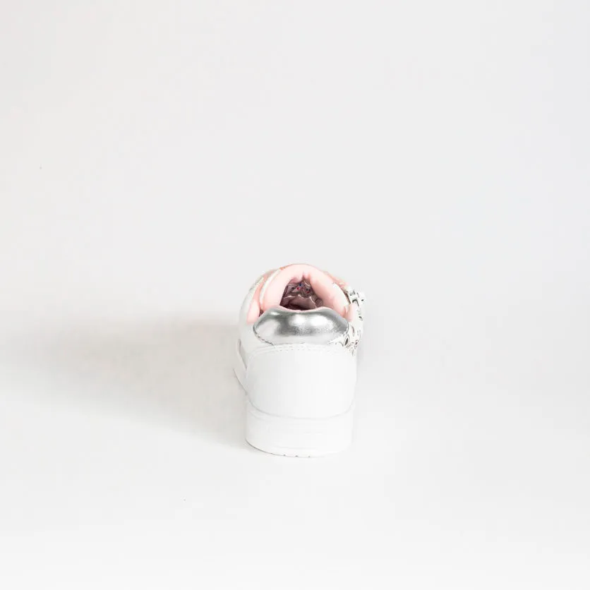 AC Girls' White Sneakers | 158/21-W