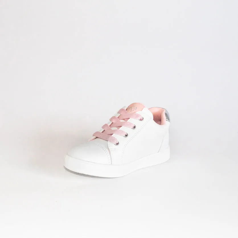 AC Girls' White Sneakers | 158/21-W