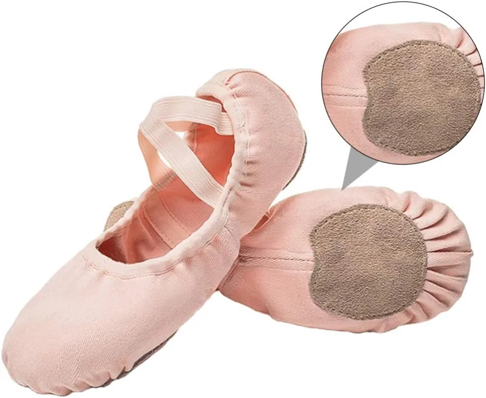 Adult Soft Sole Ballet Shoes Stretch Canvas Sole Ballet Slipper Yoga Ballet Shoes