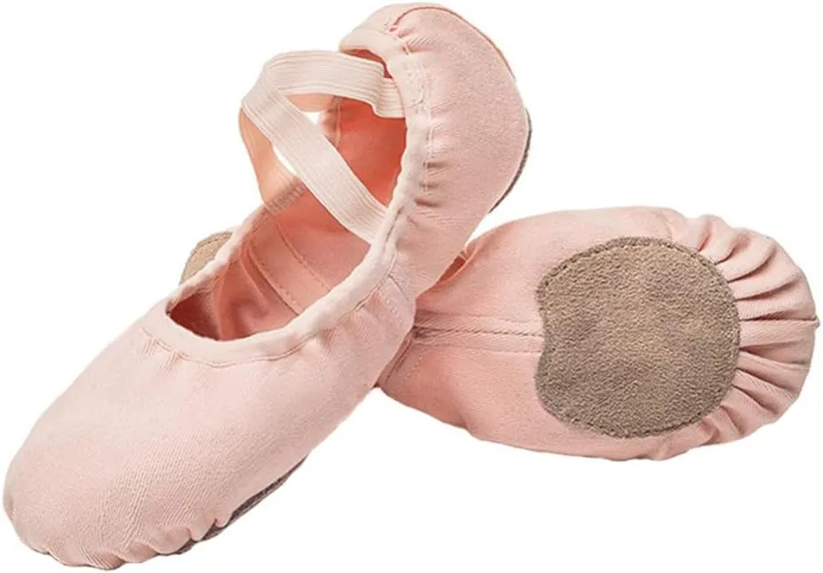 Adult Soft Sole Ballet Shoes Stretch Canvas Sole Ballet Slipper Yoga Ballet Shoes