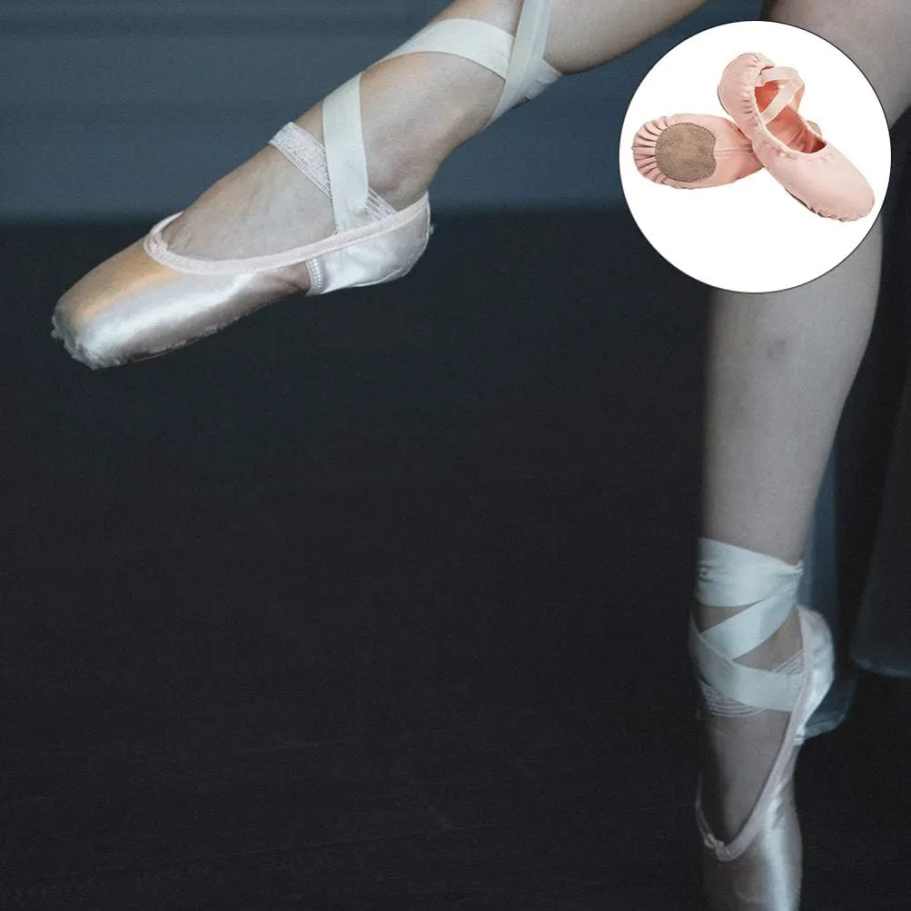 Adult Soft Sole Ballet Shoes Stretch Canvas Sole Ballet Slipper Yoga Ballet Shoes