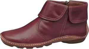 Ankle Boots for Women Low Heel Lace Up Arch Support Boots Side Zip Vintage Damping Shoes Flat Heel Boots