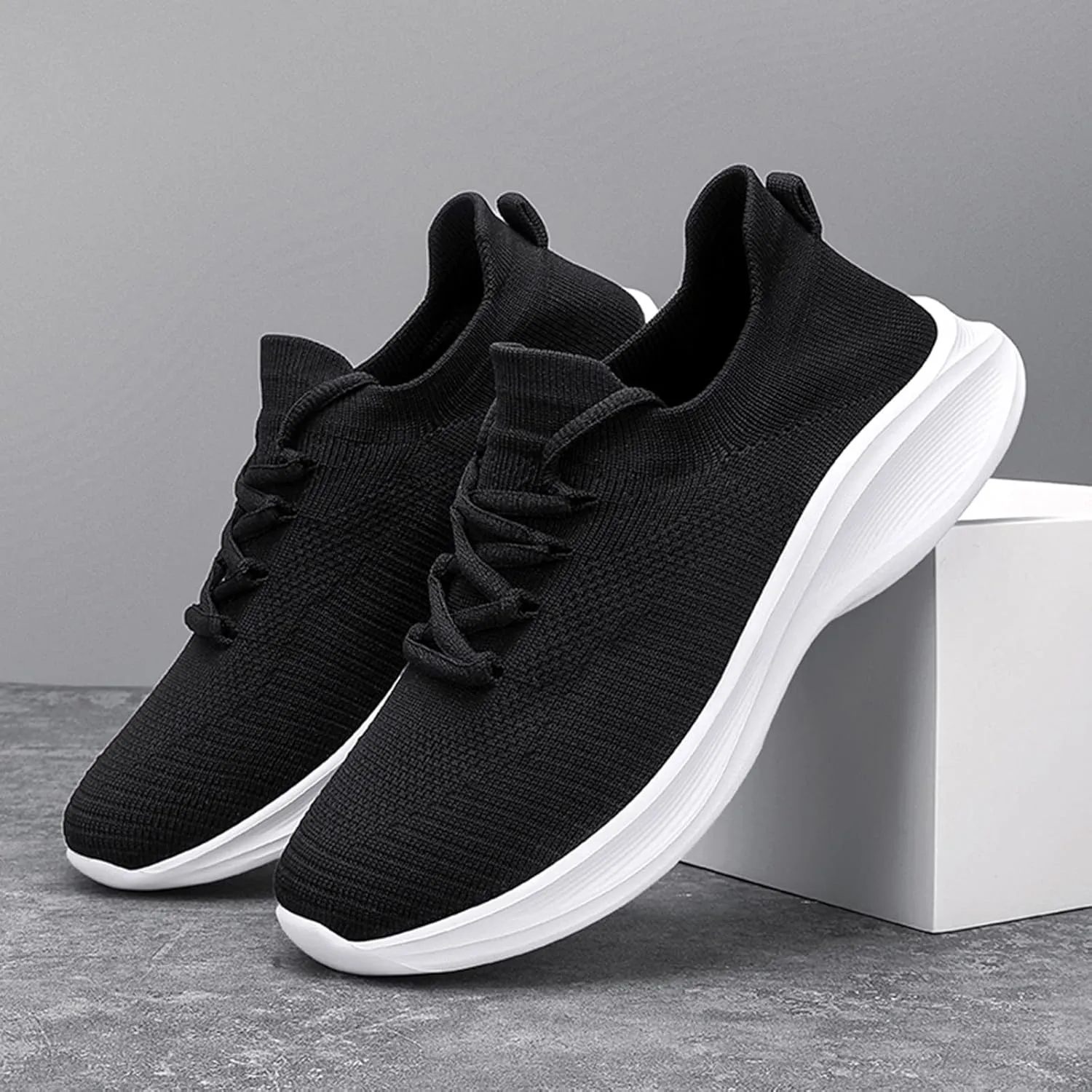Arch Support Platform Sneakers for Women Lightweight Casual Sneakers for Gym Travel Work Versatile Dress Shoe