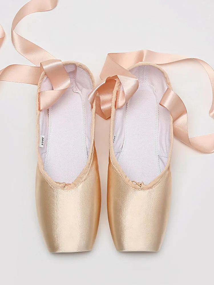 Ballet Satin Lace Toe Shoes Indoor Dance Shoes
