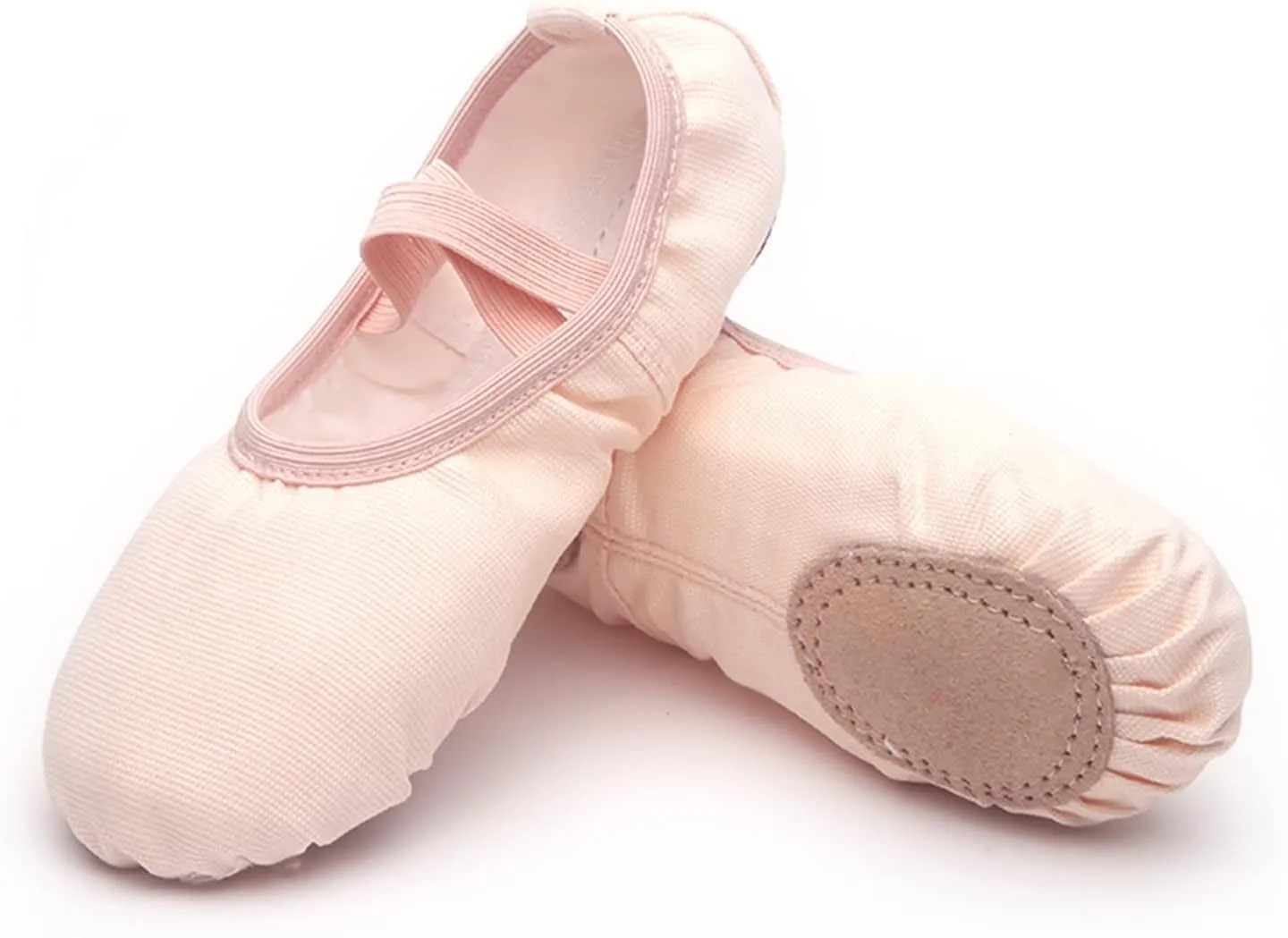 Ballet Shoes for Girls/Toddlers/Kids, Leather Yoga Shoes/Ballet Slippers for Dancing Ballet Performance Indoor Shoes