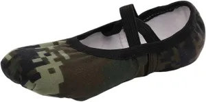 Ballet Shoes for Girls/Toddlers/Kids,Camouflage Yoga Shoes/Ballet Slippers for Ballet Performance Indoor Shoes