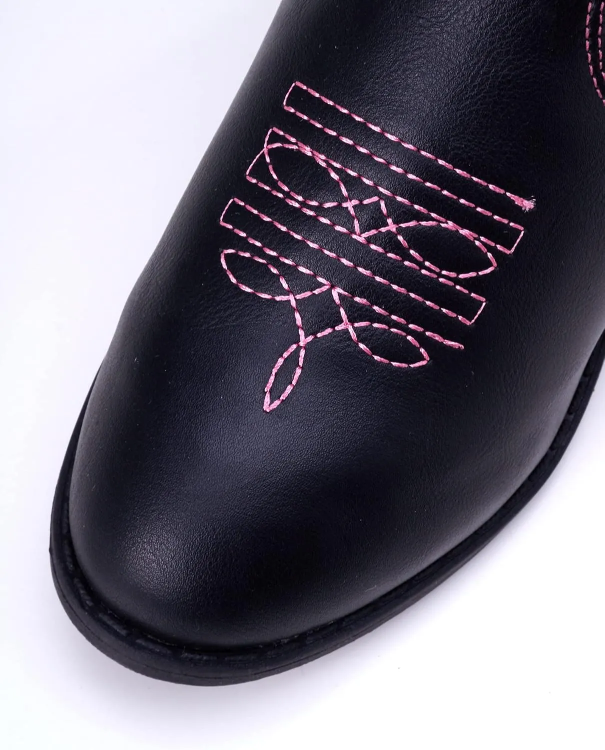 bebe Girls Cowboy Boots - Classic Western Country Cowgirl Boots - Mid Calf Riding Shoes for Toddlers Little and Big Girls