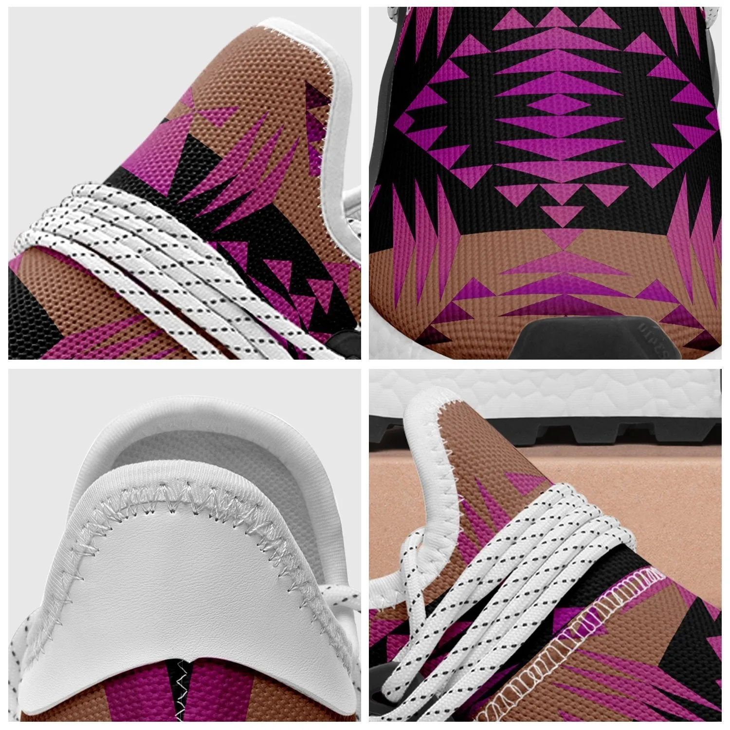 Between the Mountains Berry Okaki Sneakers