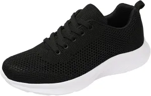 Black High Top Sneakers for Women Comfortable Women's Non Slip Work Shoes Wide Width Black Sneakers for Women Black Casual Sneakers for Women 2023 Zapatos Cerrados De Vestir Ortop??Dicos para Mujer
