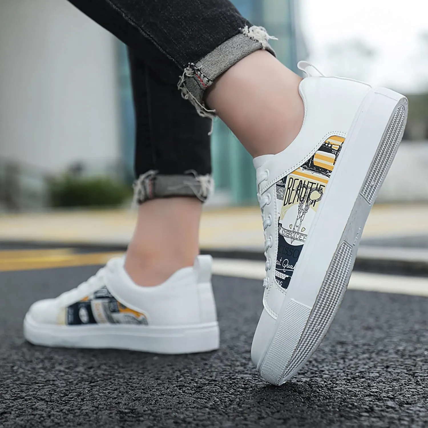 Black High Top Sneakers for Women Wide Width Zapatos OrtopDicos para Mujeres De Vestir Womens Non Slip Winter Shoes Sneakers for Women Wide Width Black Walking Shoes Women Wide Width