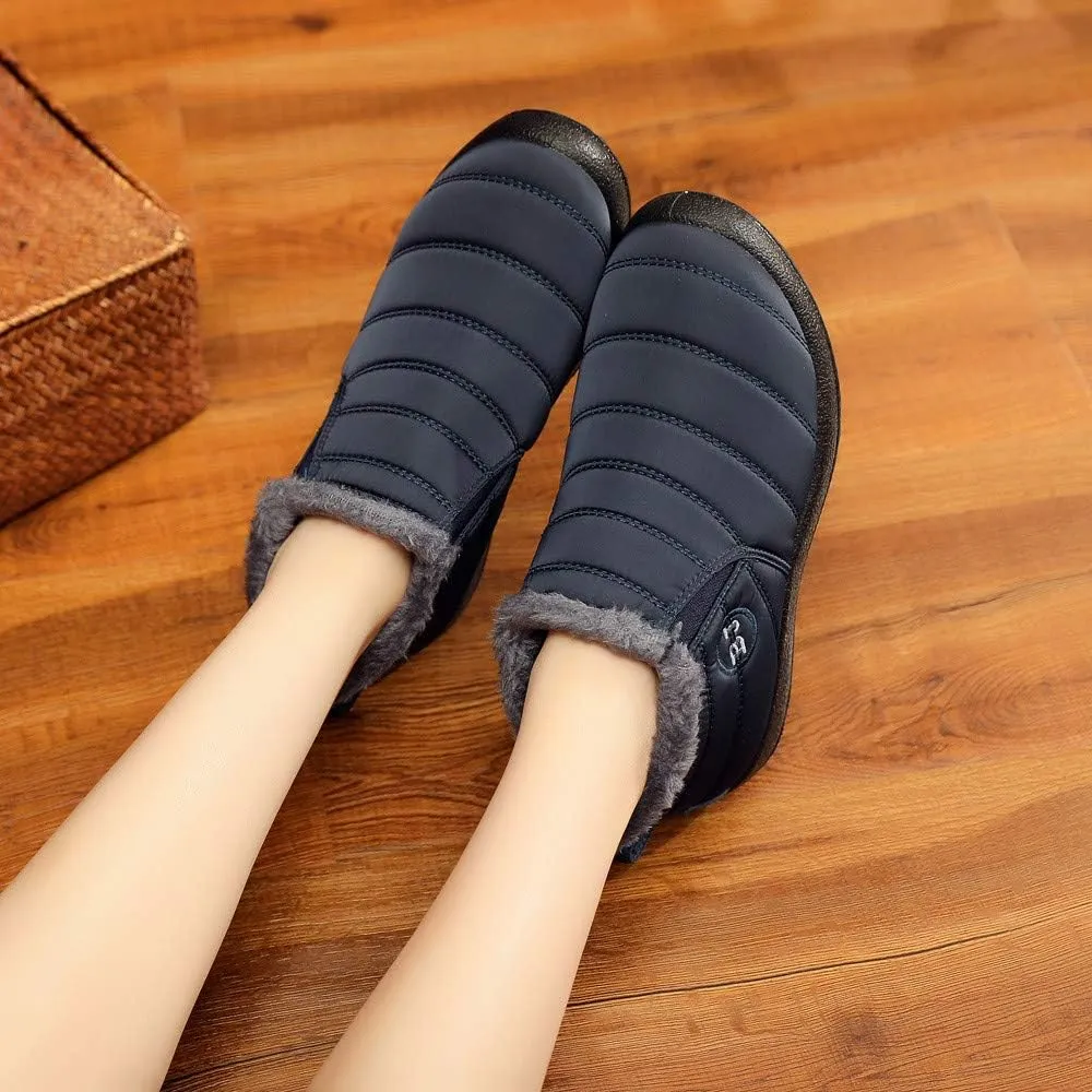 Black Snow Boots for Women Waterproof Women's Composite Toe Waterproof Work Boots Woman Winter Boots Wide Outdoor Boots Women 9.5 Womens Winter Ankle Boot