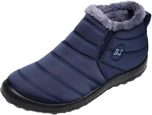 Black Snow Boots for Women Waterproof Women's Composite Toe Waterproof Work Boots Woman Winter Boots Wide Outdoor Boots Women 9.5 Womens Winter Ankle Boot