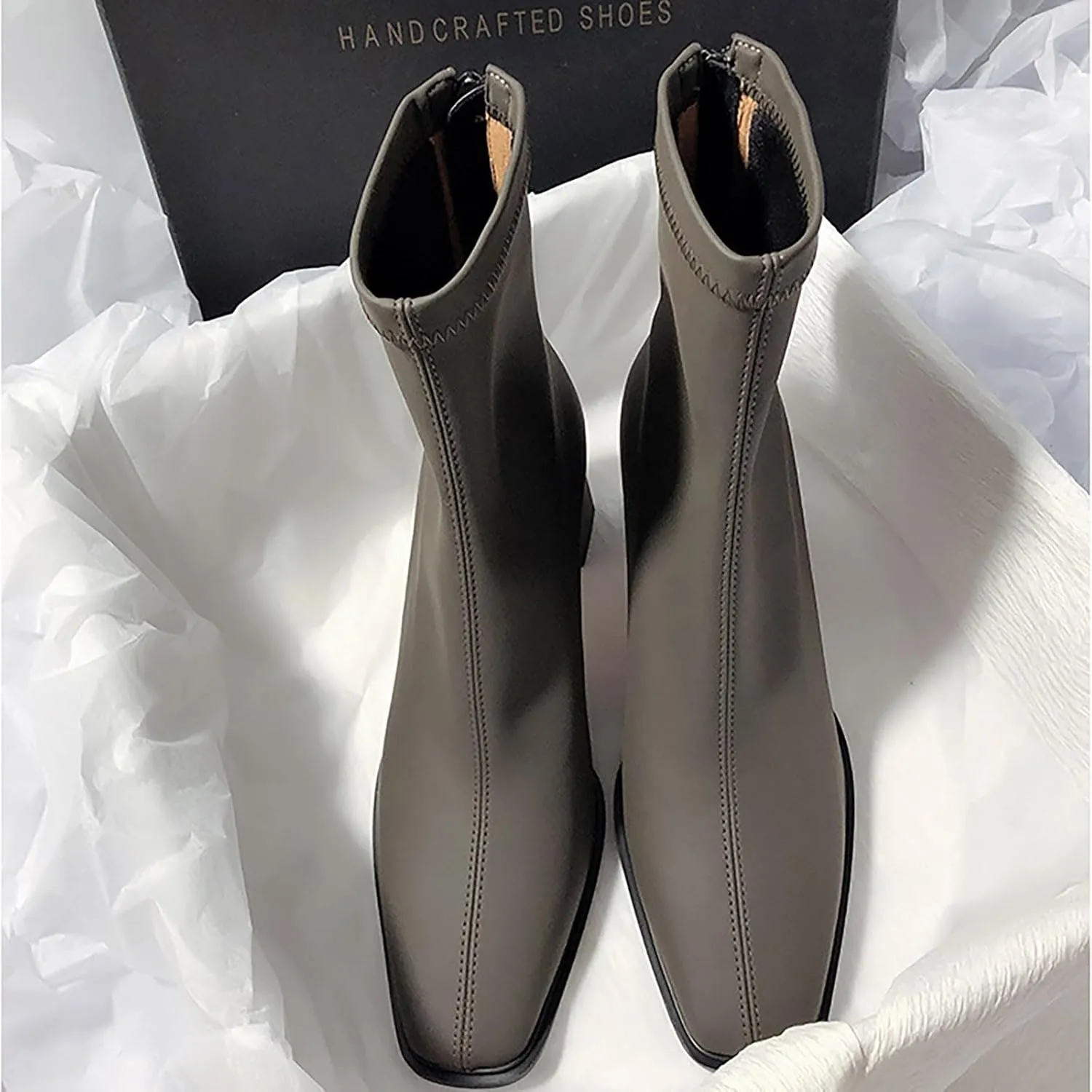 Booties for Women Low Heel Women's Boots Comfortable Ankle Boots for Women Kallie Wedge Bootie Ankle Boots Wedge Brown Ankle Boots for Women Low Heel Buckle