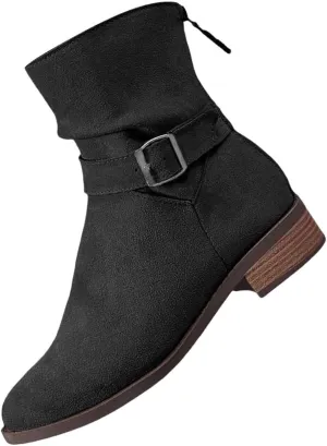Boots Women Sexy Ankle Boots for Women Goth Boots Dark Brown Womens Boots Ankle Boots for Women No Heel 2024 Women's Black Ankle Boots Low Heel