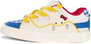 Bow Chunky Sneaker Cute Y2K Platform Walking Shoes for Women & Girls with Kitten Design for Travel and Gift Giving