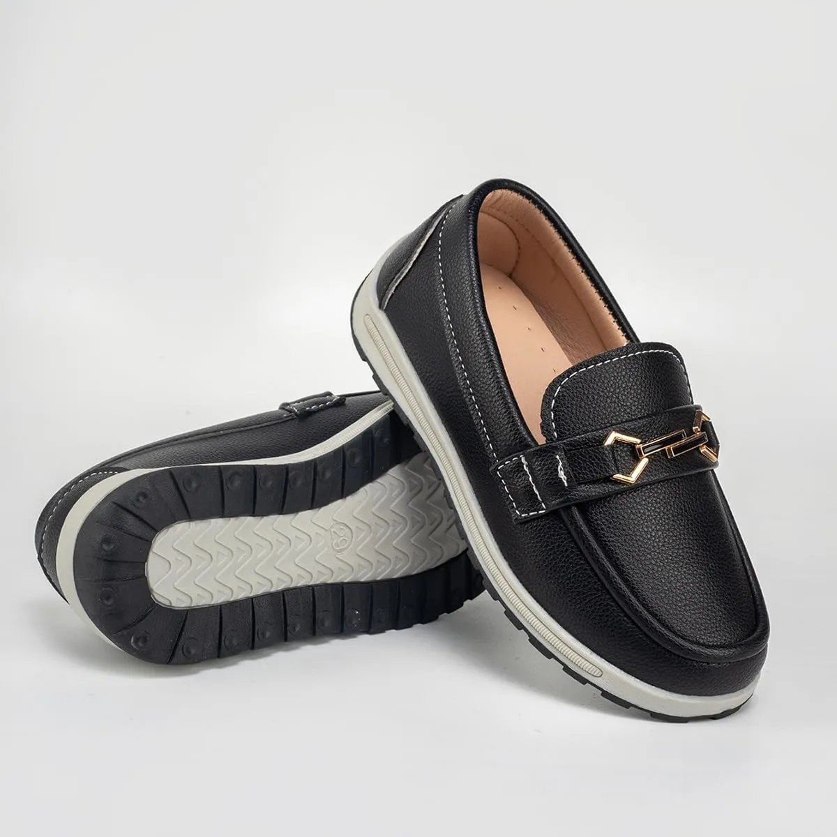 Boys Girls Penny Loafer Lightweight Slip On Flats Boat Boys Dress Shoes