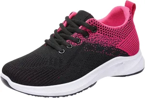 Canbebig Orthopedic Shoes for Women Lightweight Tennis Walking Shoes Mesh Breathable Gym Work Fashion Sneakers with Arch Support