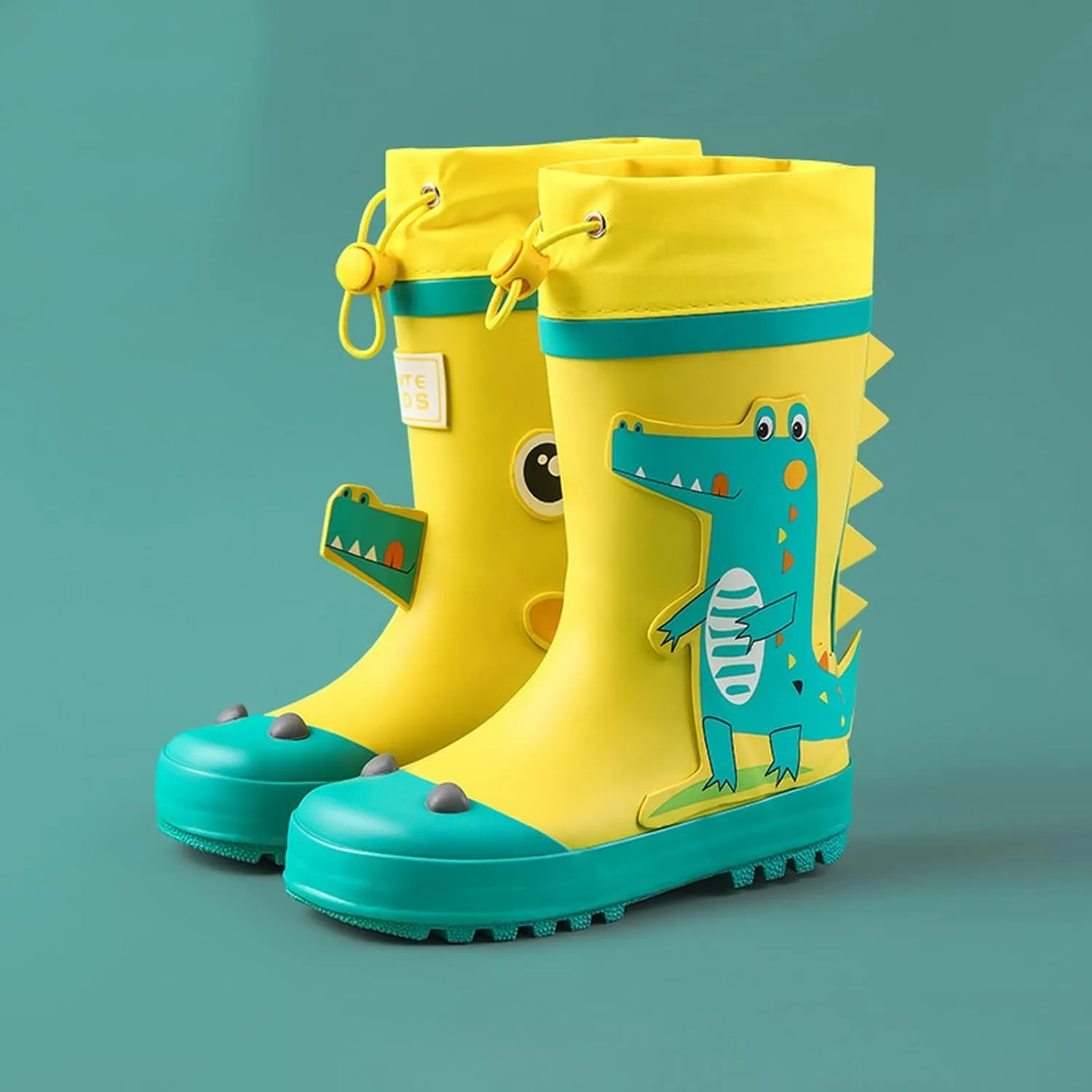 Children Boys Girls Mid Calf Rain Boots aterproof Shoes Kids Adorable Patterns Lightweight Anti Baby Boys Shoes Size 4