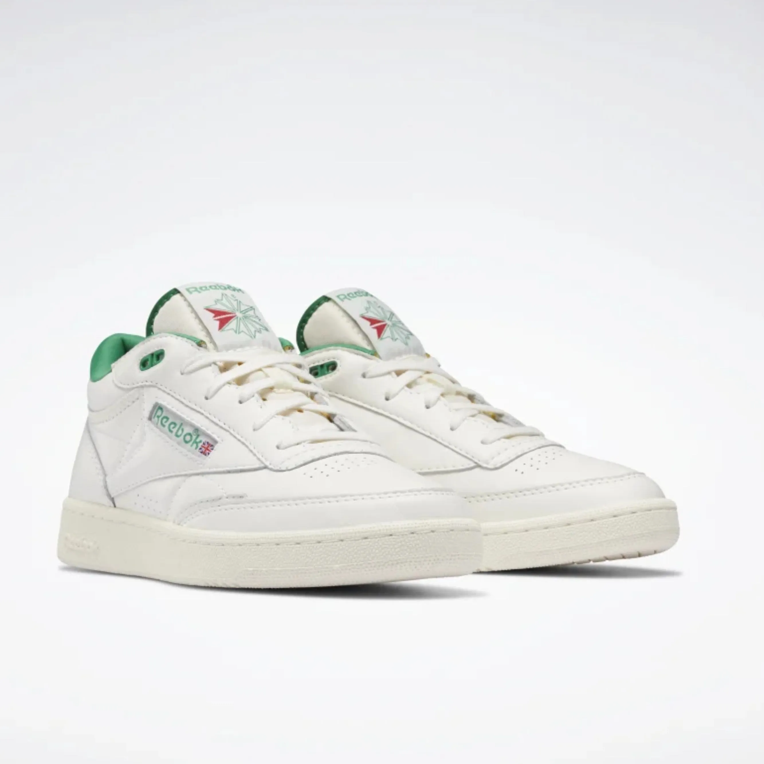 Club C II Vintage Shoes (Chalk   Glen Green   Classic White)
