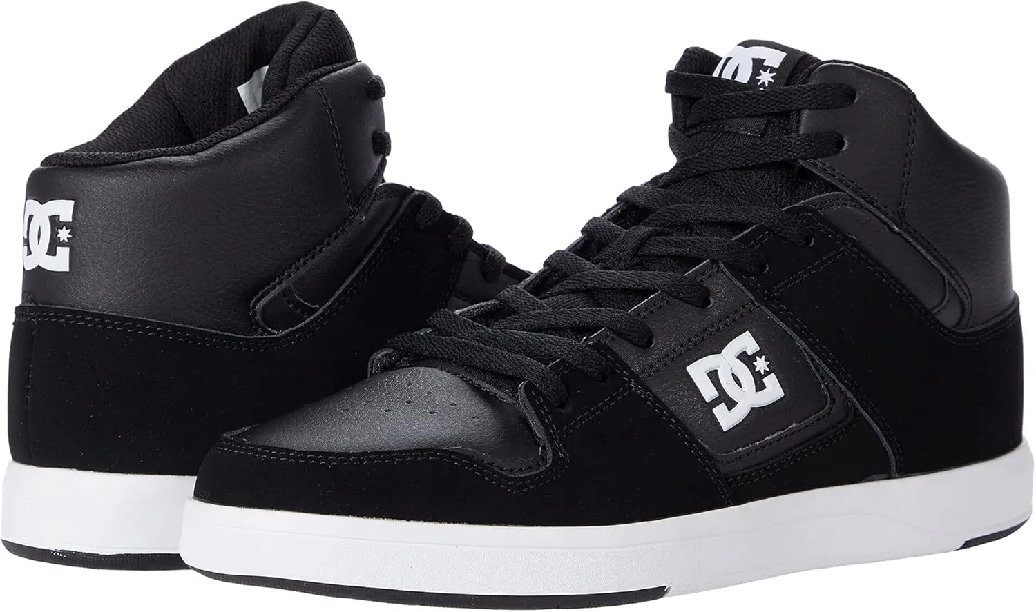 DC Men's Shoes Cure High Skate, 8 Black