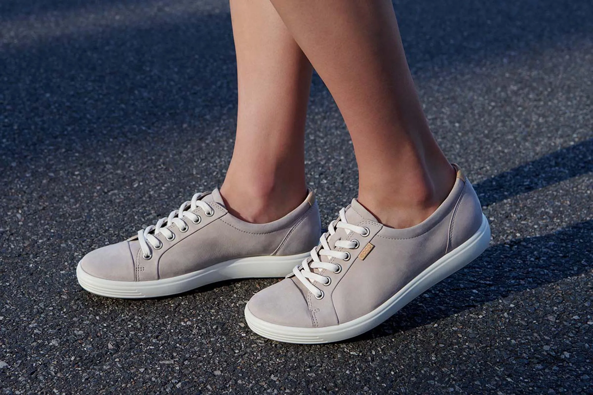 Ecco Women's Soft 7 Sneakers Gray-Rose
