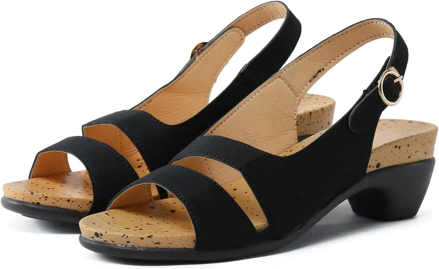 Eduavar Wedge Sandals for Women, Sandals Women Dressy Summer Beach Sandals Breathable Flip Flops Sandals Slippers