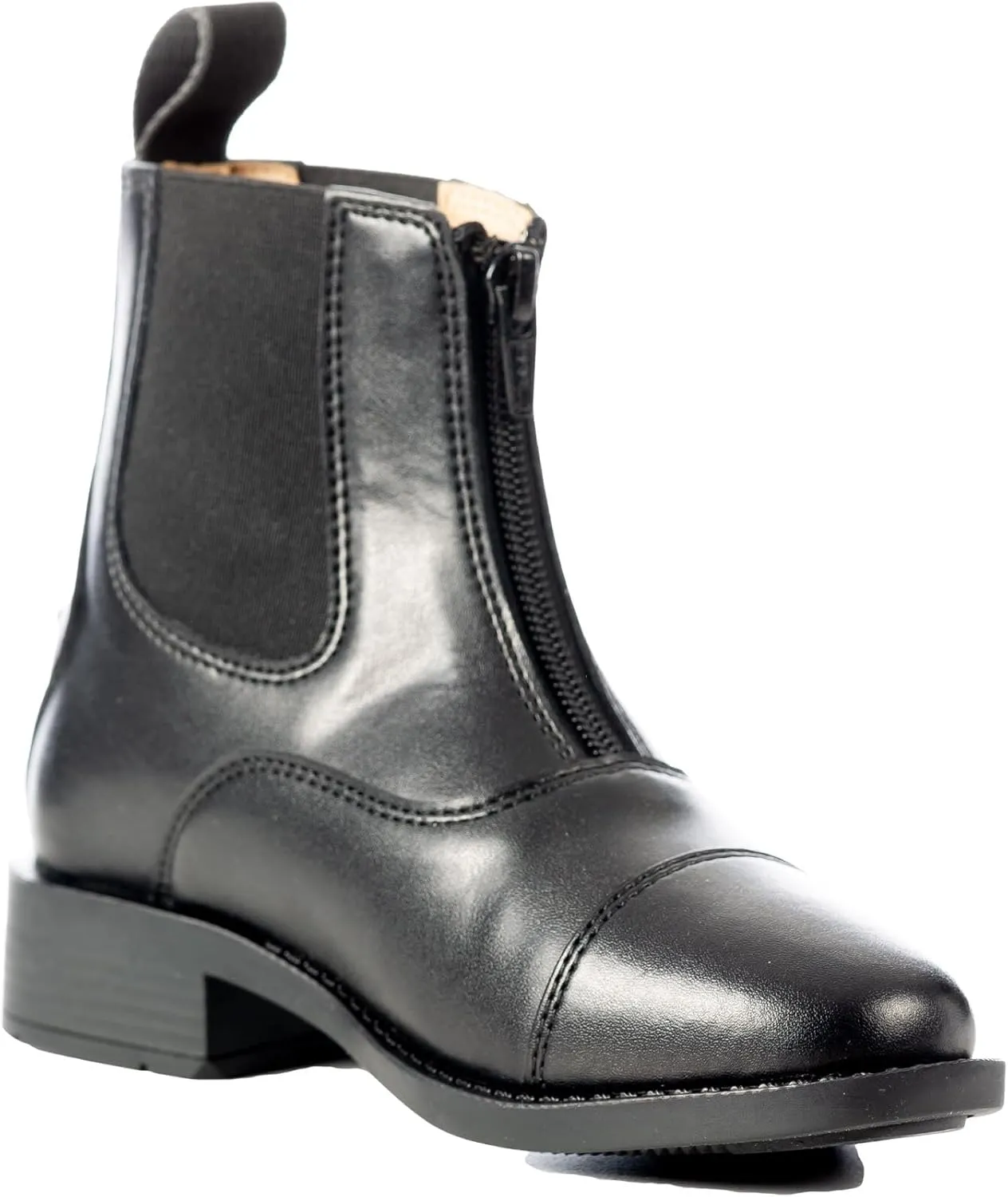 Equinavia Tilda Kids Zip-Up Starter Paddock Boots | Equestrian Horse Riding Shoes for Girls, Boys