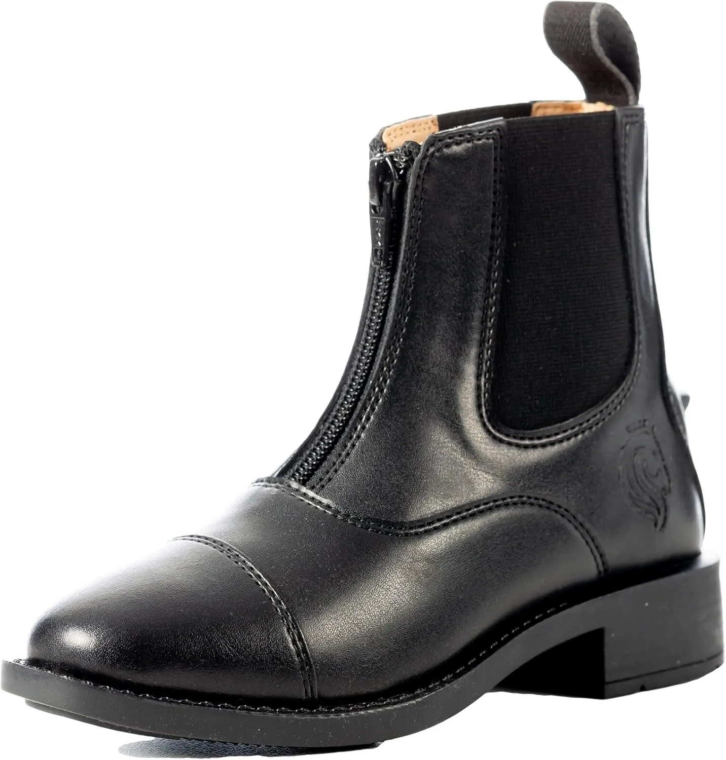 Equinavia Tilda Kids Zip-Up Starter Paddock Boots | Equestrian Horse Riding Shoes for Girls, Boys