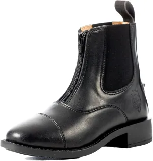 Equinavia Tilda Kids Zip-Up Starter Paddock Boots | Equestrian Horse Riding Shoes for Girls, Boys