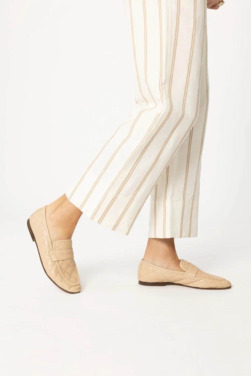 Essenziale Loafers - Quilted Cream
