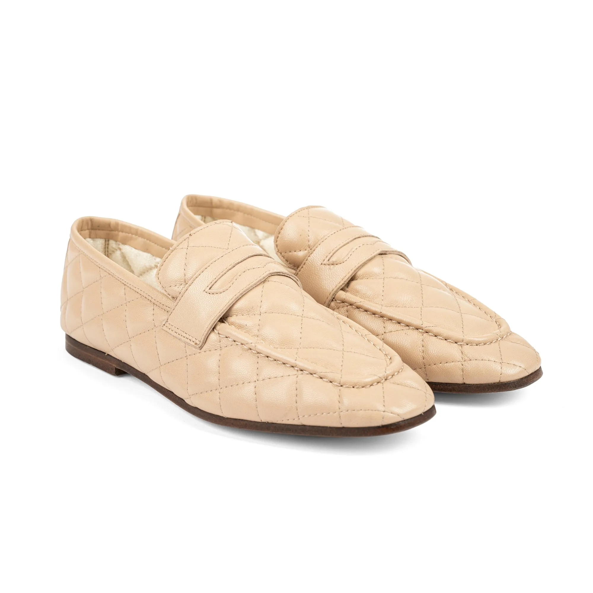 Essenziale Loafers - Quilted Cream