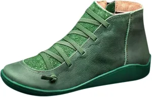 Fall Boots for Women 2024 Ankle Lace Up Booties Women Womens Western Booties Heeled Bootie for Women Dressy Non Slip Slip On Lug Sole Low Heel Chelsea Fashion
