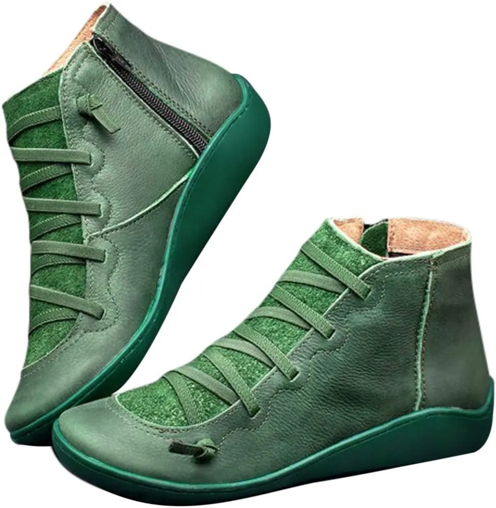 Fall Boots for Women 2024 Ankle Lace Up Booties Women Womens Western Booties Heeled Bootie for Women Dressy Non Slip Slip On Lug Sole Low Heel Chelsea Fashion