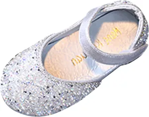 Fashion Spring and Summer Children's Dance Shoes Girls Dress Show Princess Shoes Round Toe Pearl Riding Shoes for Kids