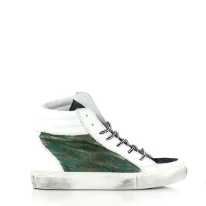Felmini B409 White & Green Sneakers