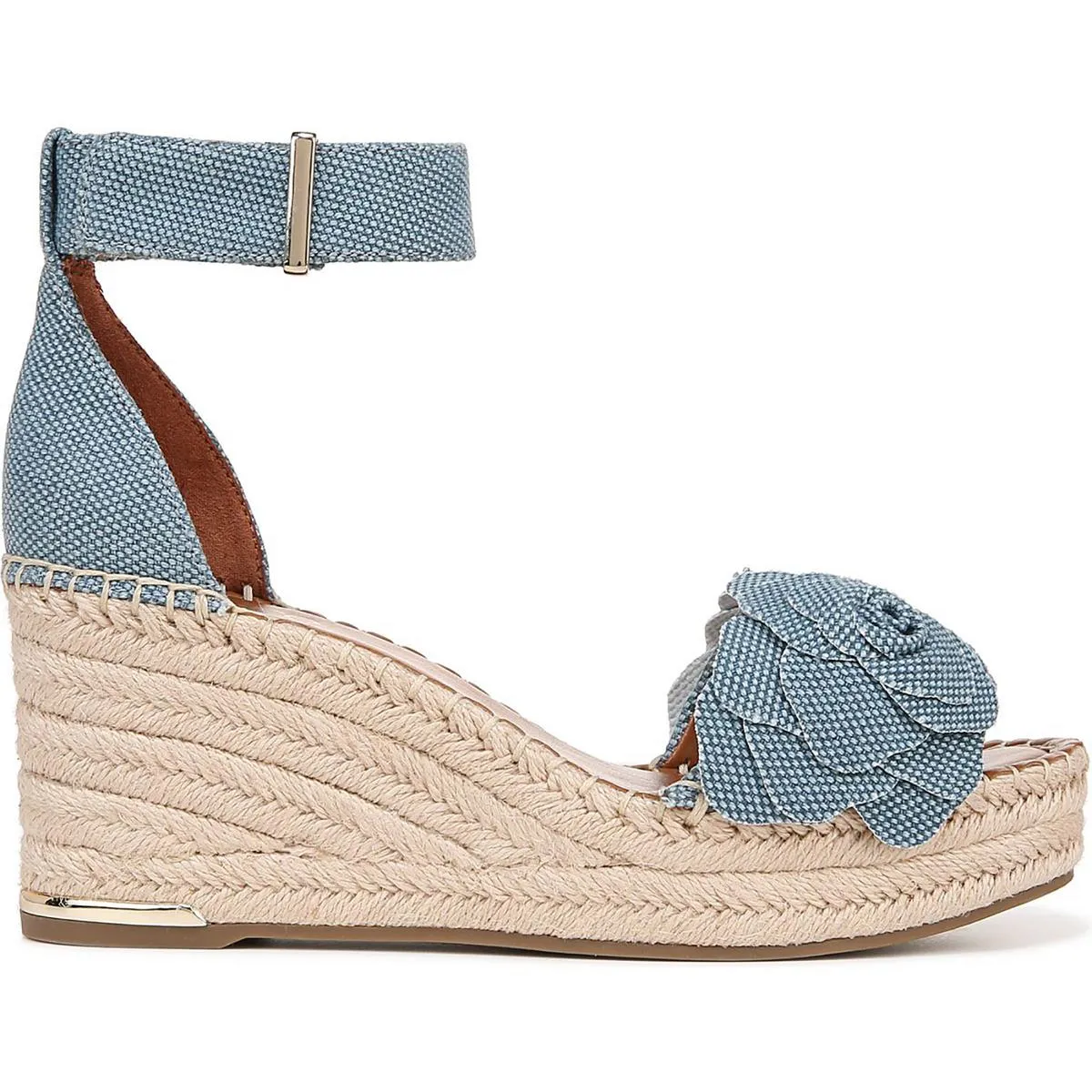 Franco Sarto Womens L-Clemens6 Adjustable Knit Espadrilles