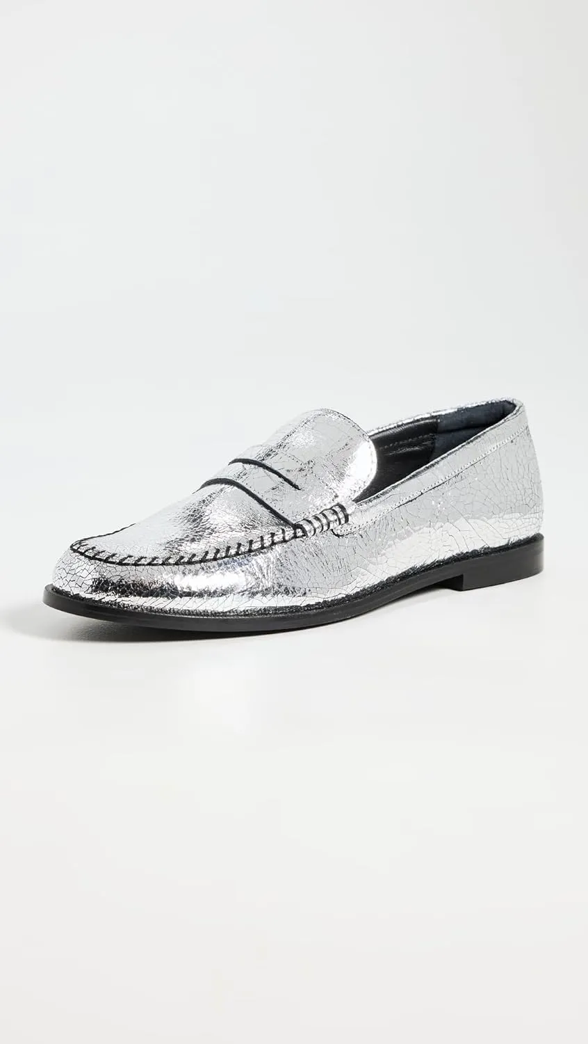 Free People Women's Blanket Stitch Loafers Contemporary