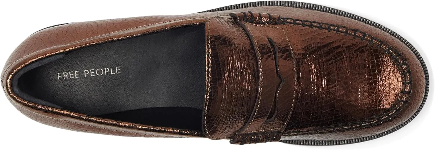 Free People Women's Blanket Stitch Loafers Contemporary