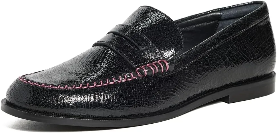 Free People Women's Blanket Stitch Loafers Contemporary
