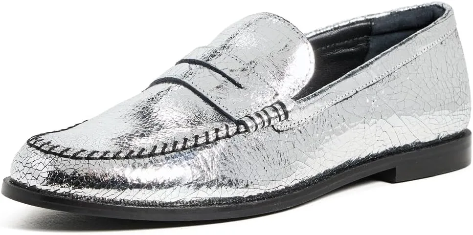 Free People Women's Blanket Stitch Loafers Contemporary