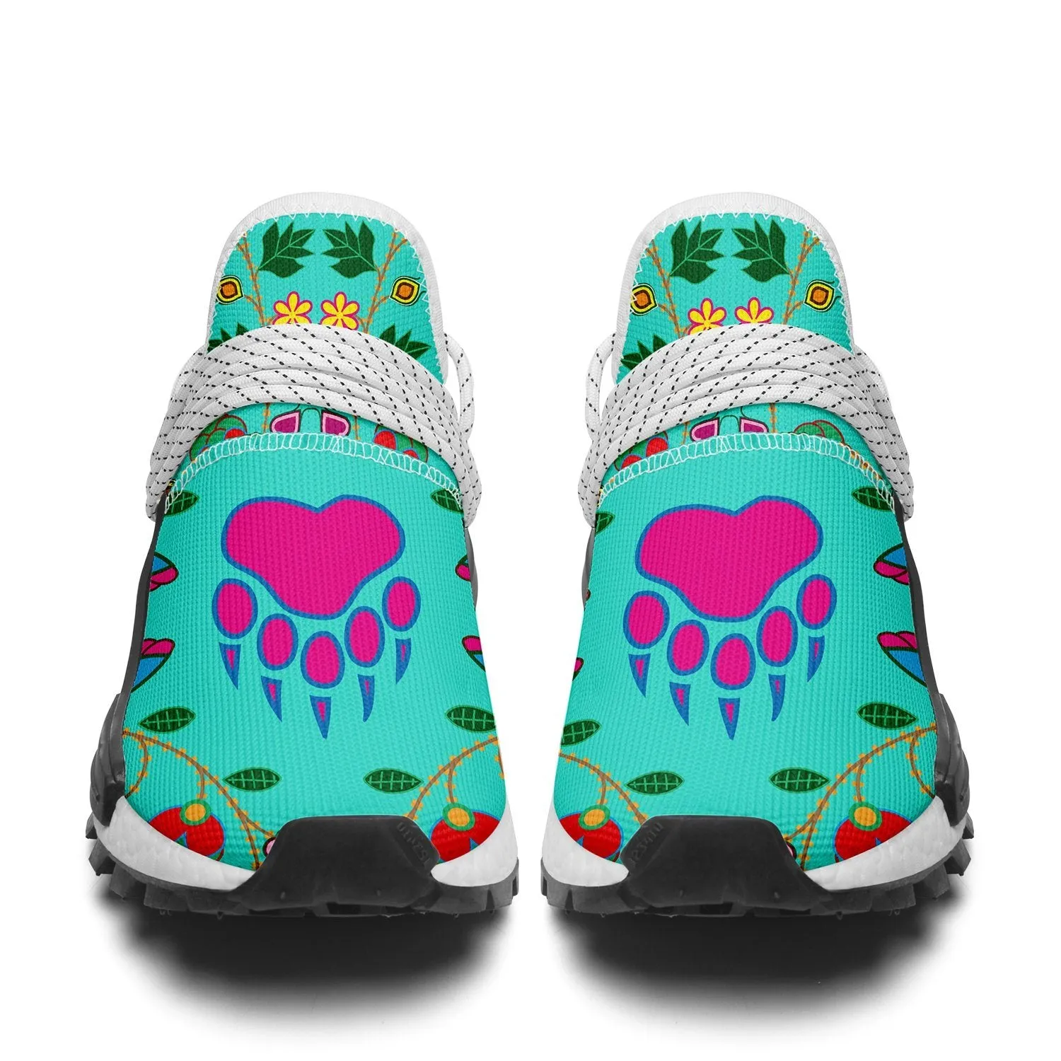 Geometric Floral Fall Sky Okaki Sneakers