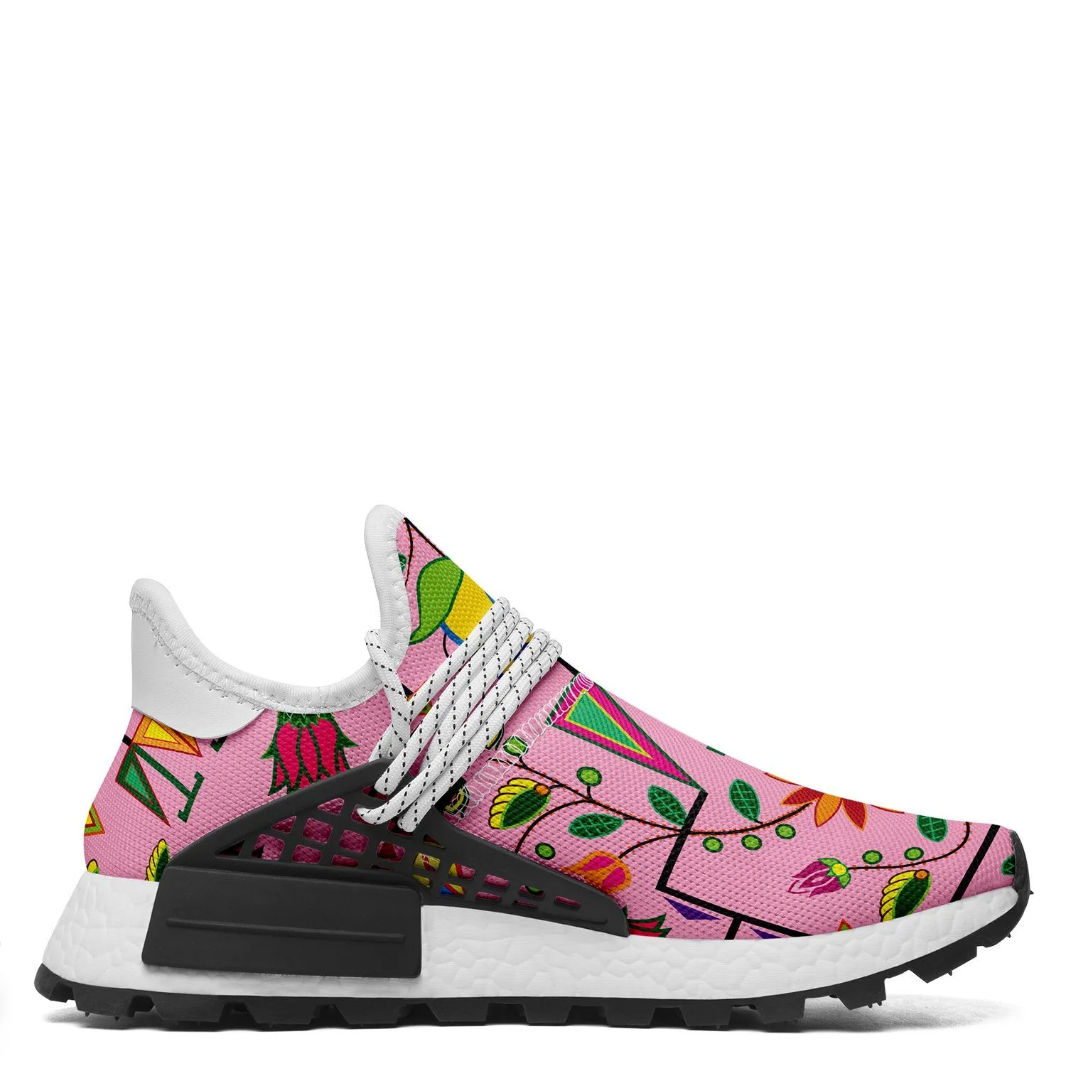 Geometric Floral Summer Sunset Okaki Sneakers