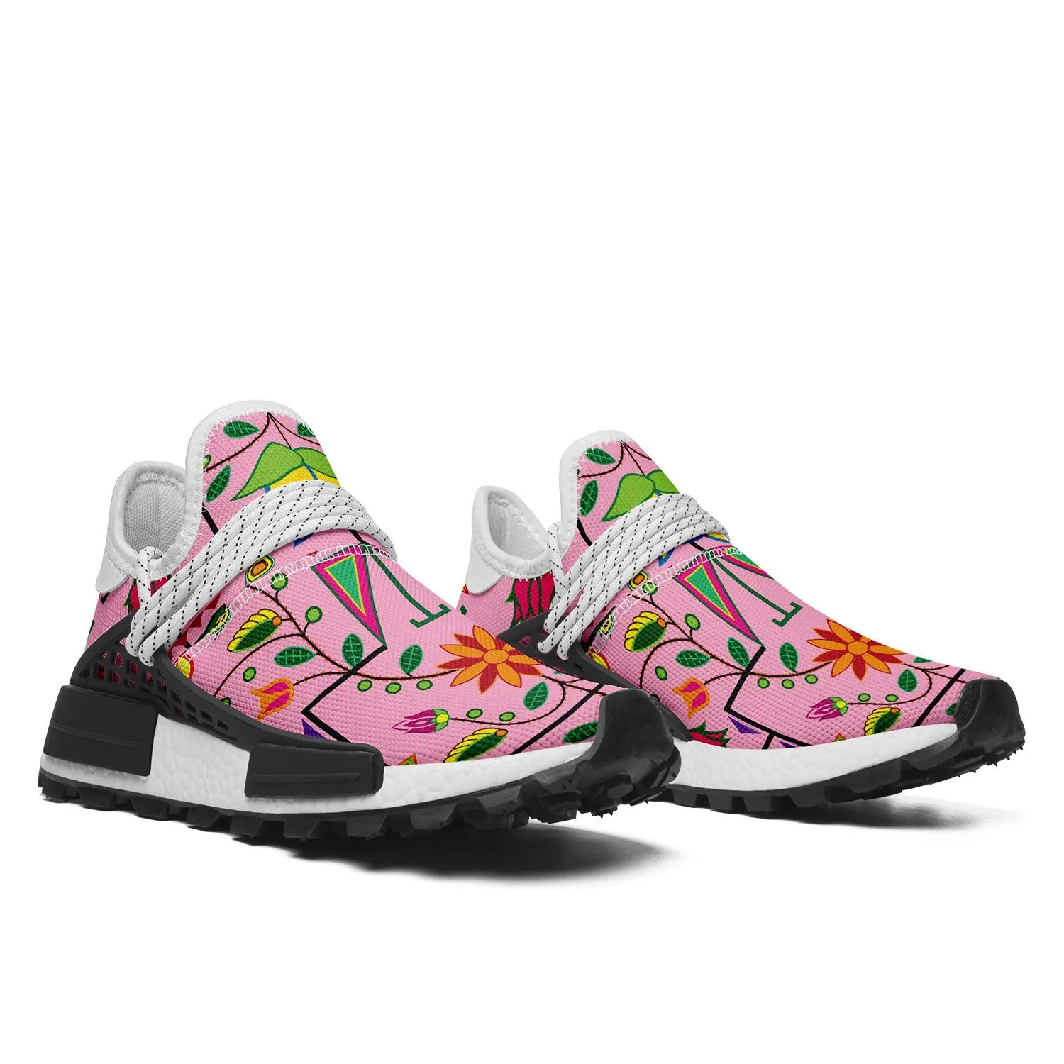 Geometric Floral Summer Sunset Okaki Sneakers