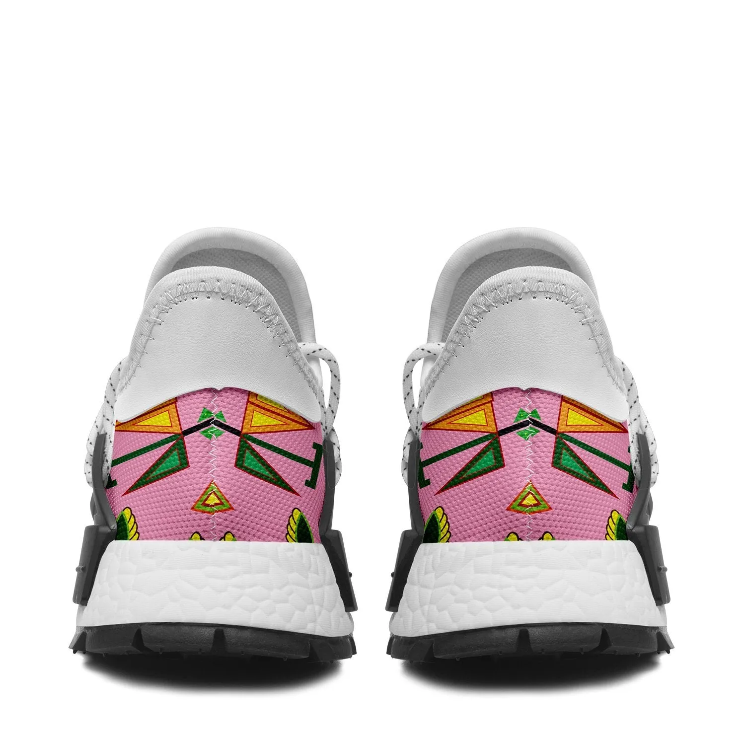 Geometric Floral Summer Sunset Okaki Sneakers