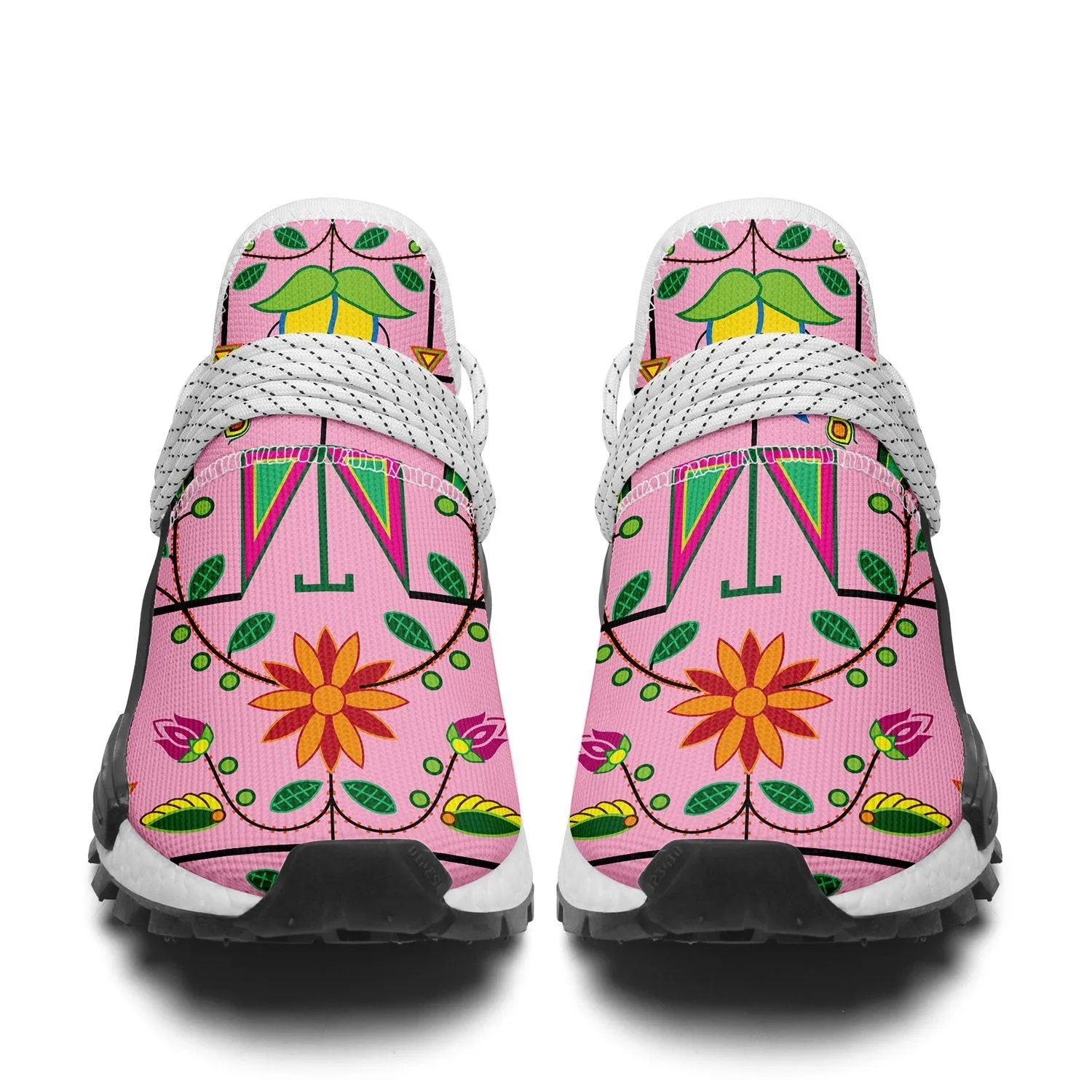 Geometric Floral Summer Sunset Okaki Sneakers