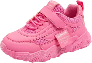 Girls Sneakers,Sneakers for Girls Fashion Athletic Running Sport Sneakers Kids Comfortable Lace Up Mesh Walking Shoes