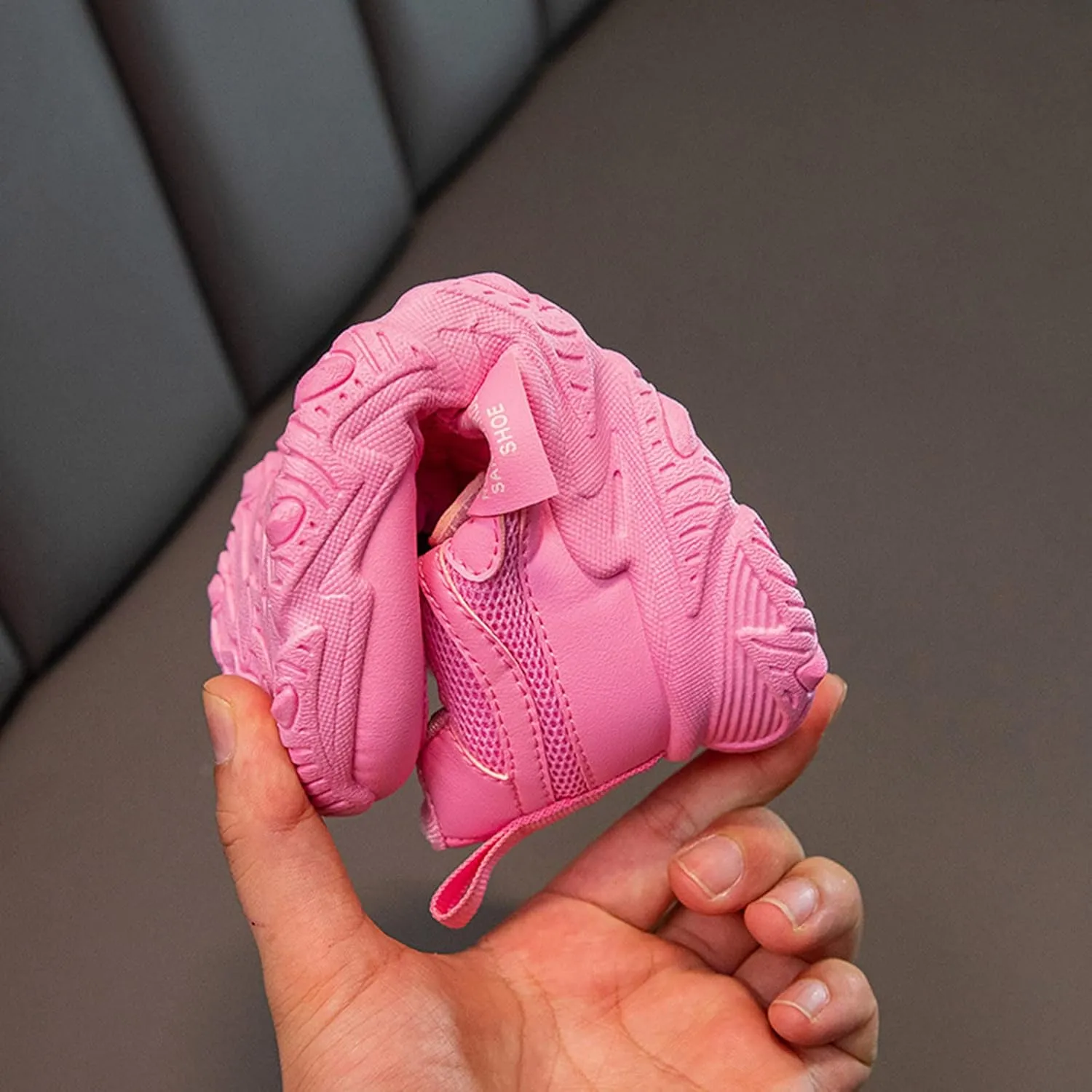 Girls Sneakers,Sneakers for Girls Fashion Sports Athletic Running Sneakers Kids Breathable Lace Up Mesh Walking Shoes
