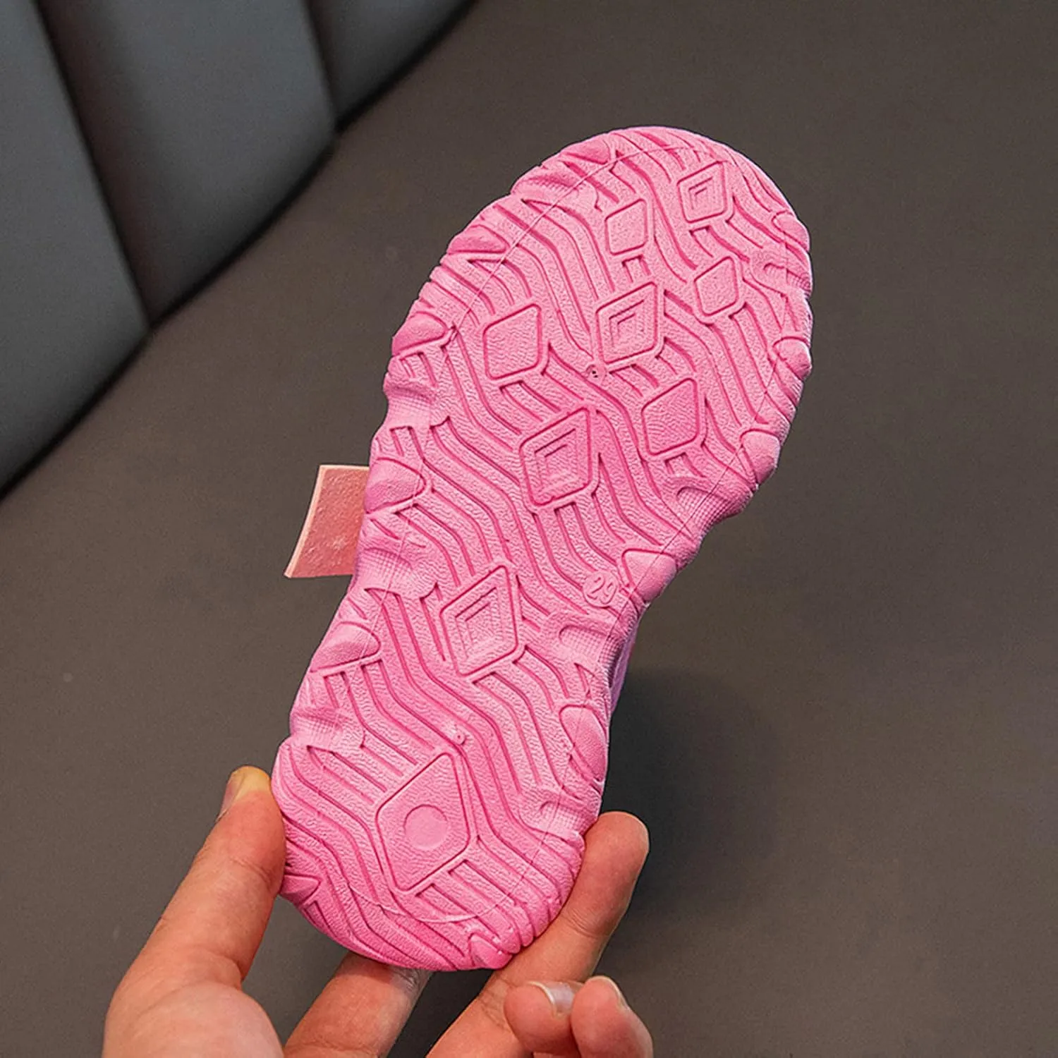 Girls Sneakers,Sneakers for Girls Fashion Sports Athletic Running Sneakers Kids Breathable Lace Up Mesh Walking Shoes