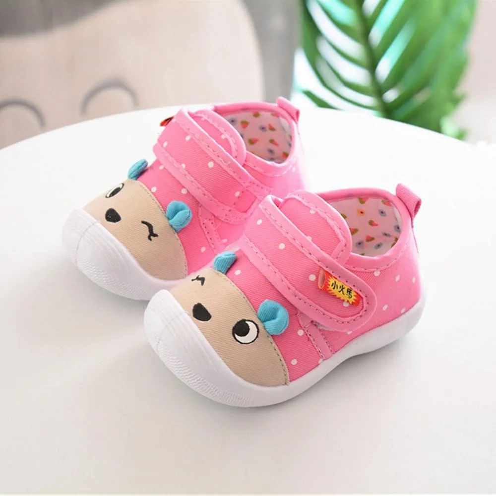 Girls Tennis Shoes Size 3 Girls Baby Infant Sole Soft Boys Cartoon Shoes Squeaky Anti-Slip Kids Baby Shoes Toddler Size 6 Boys Shoes