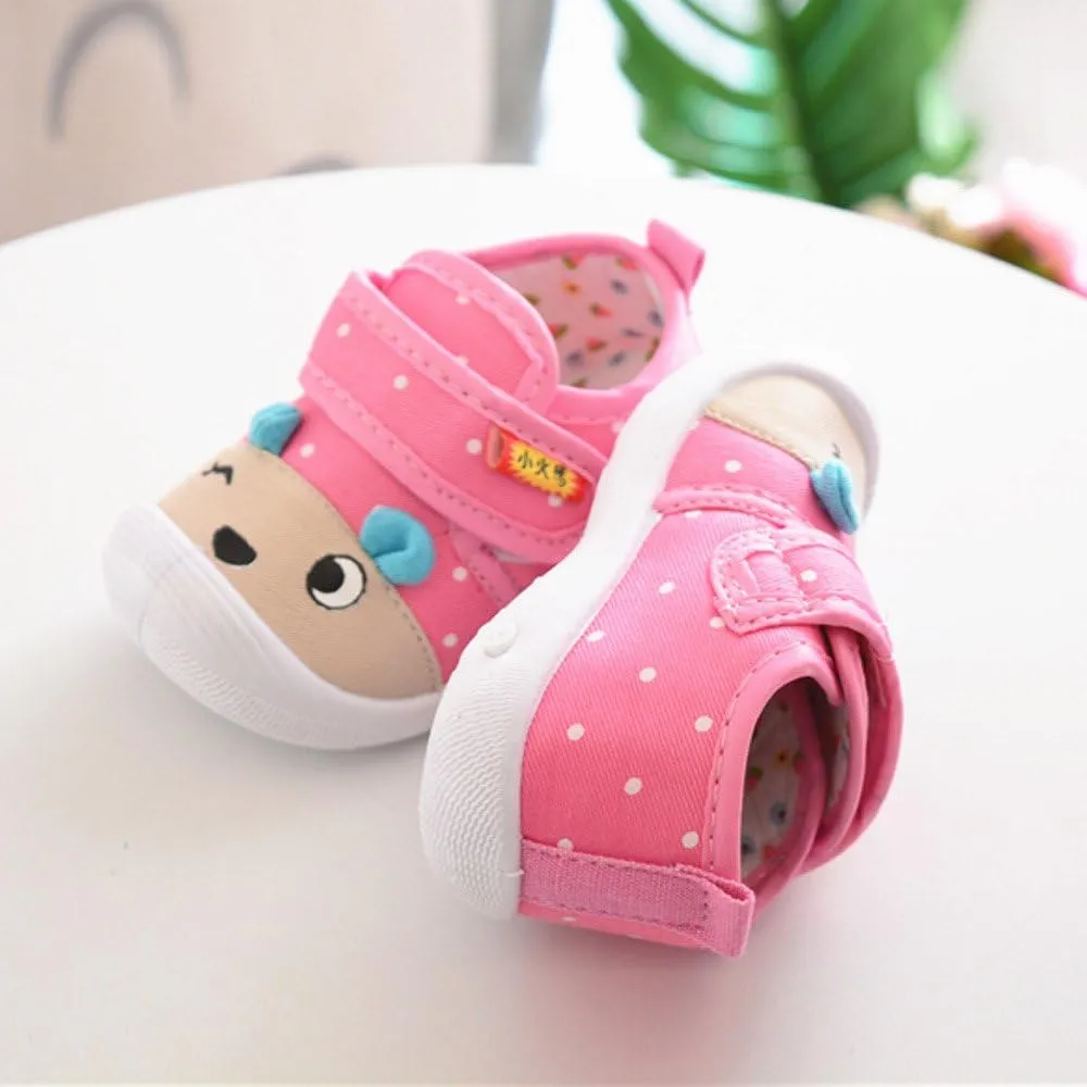 Girls Tennis Shoes Size 3 Girls Baby Infant Sole Soft Boys Cartoon Shoes Squeaky Anti-Slip Kids Baby Shoes Toddler Size 6 Boys Shoes